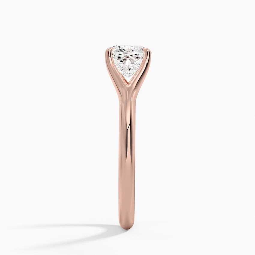1 1/4 CT Cushion Lab Grown Diamond Solitaire Ring