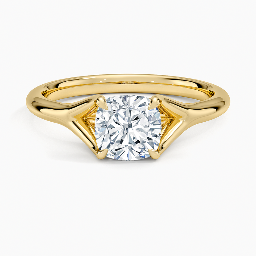 1 1/4 CT Cushion Lab Grown Diamond Solitaire Ring
