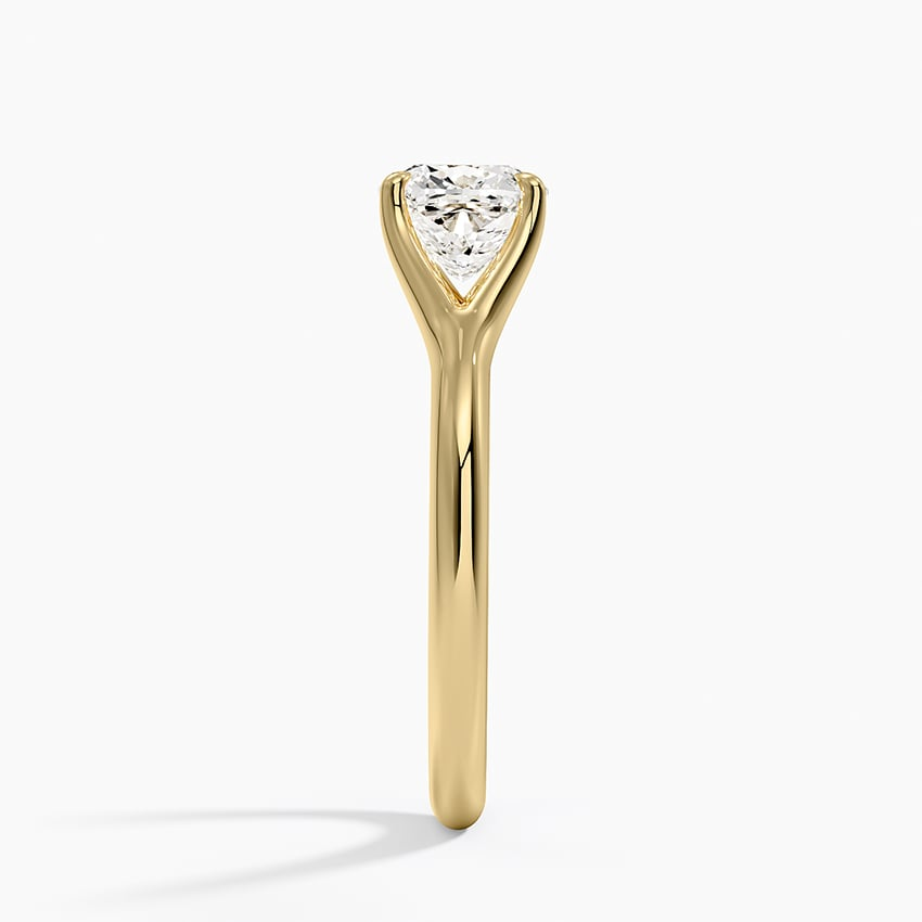 1 1/4 CT Cushion Lab Grown Diamond Solitaire Ring