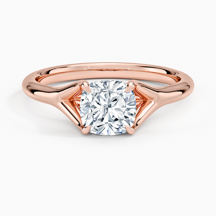 1 1/4 CT Cushion Lab Grown Diamond Solitaire Ring