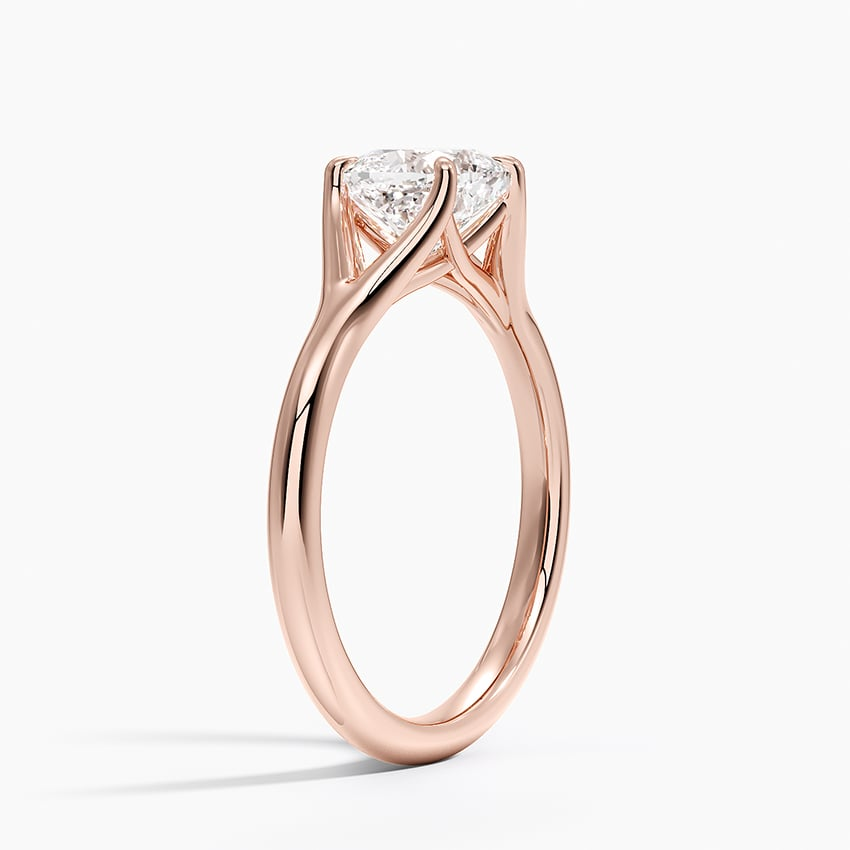1 1/4 CT Cushion Lab Grown Diamond Solitaire Ring