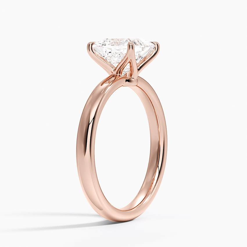 1 1/2CT Princess Lab Grown Diamond Solitaire Ring