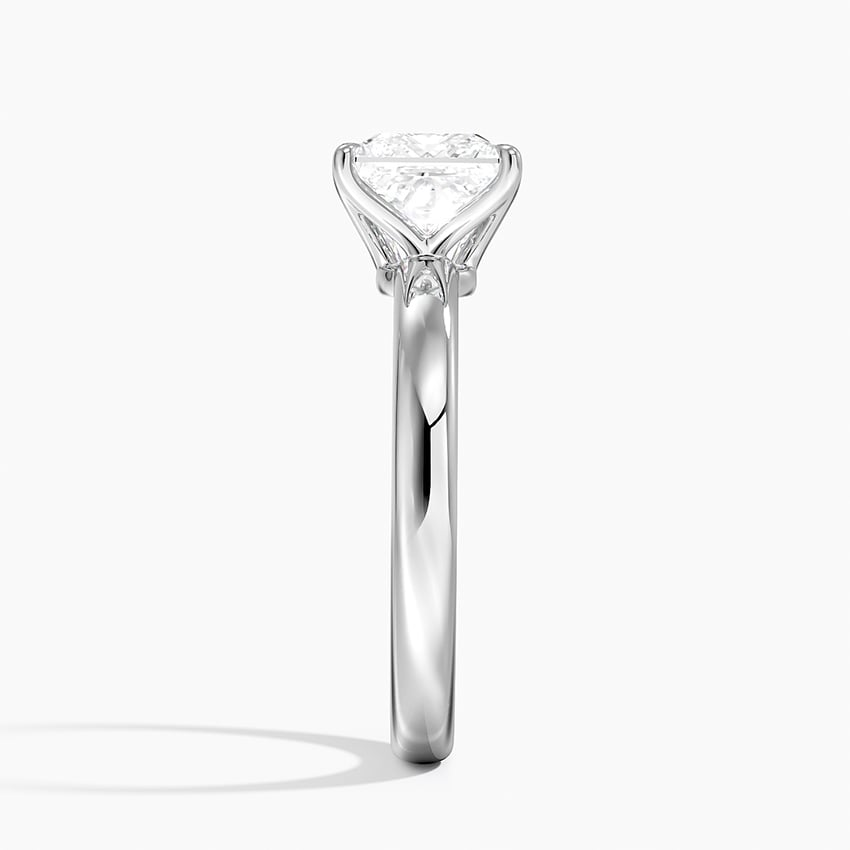 1 1/2CT Princess Lab Grown Diamond Solitaire Ring