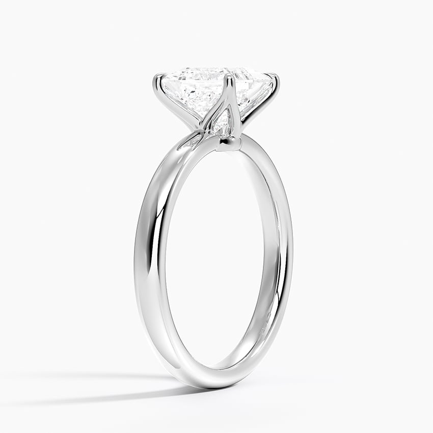 1 1/2CT Princess Lab Grown Diamond Solitaire Ring