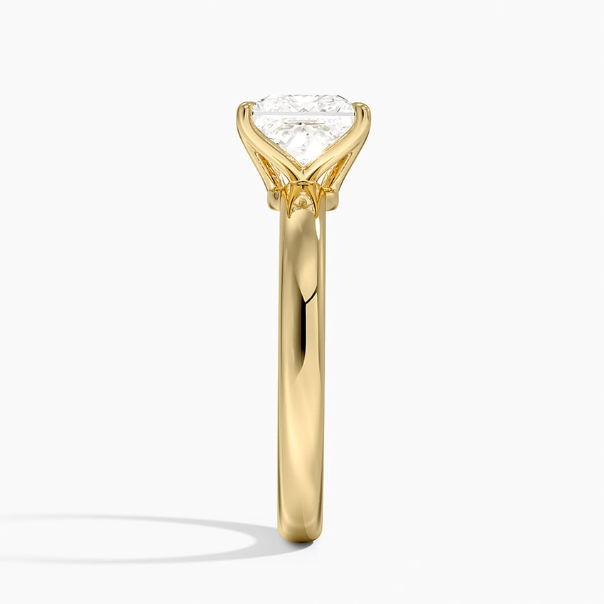 1 1/2CT Princess Lab Grown Diamond Solitaire Ring