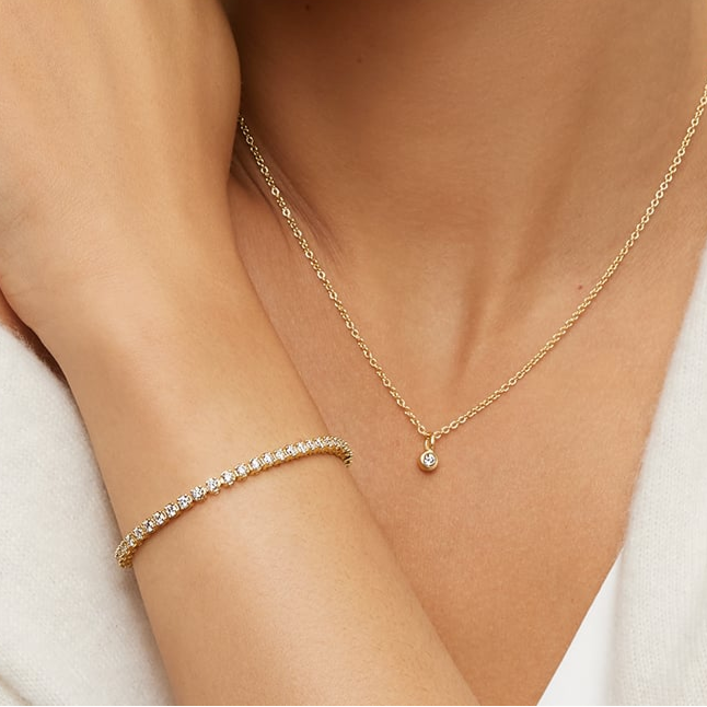7 inch 3CTW Certified Lab Grown Diamond Tennis Bracelet