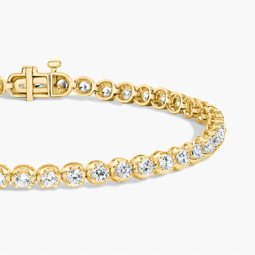 7 inch 3CTW Certified Lab Grown Diamond Tennis Bracelet