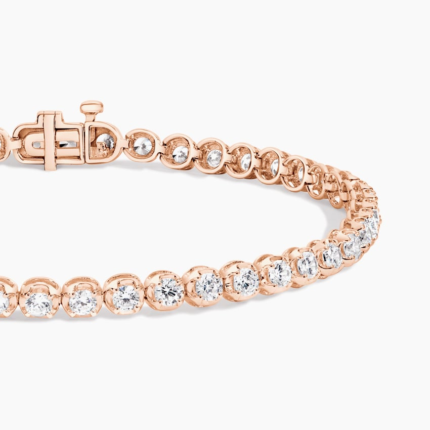 7 inch 3CTW Certified Lab Grown Diamond Tennis Bracelet