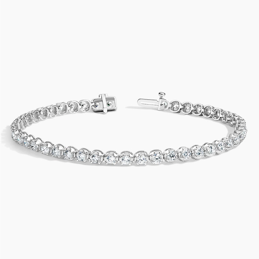 7 inch 3CTW Certified Lab Grown Diamond Tennis Bracelet
