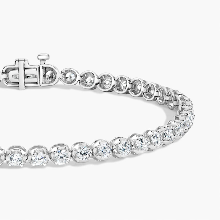 7 inch 3CTW Certified Lab Grown Diamond Tennis Bracelet