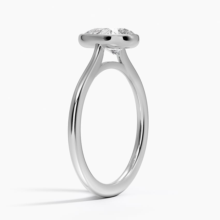 1 1/4CT Pear Lab Grown Diamond Gold Solitaire Ring