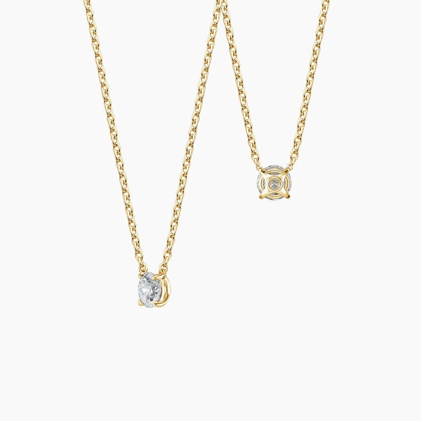1/4 CTW Lab Grown Diamond Solitaire Pendant