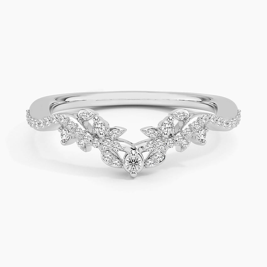 0.17 CTW 18k White Gold Women's Stacking Lab Grown Diamond Ring