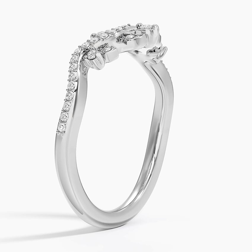 0.17 CTW 18k White Gold Women's Stacking Lab Grown Diamond Ring