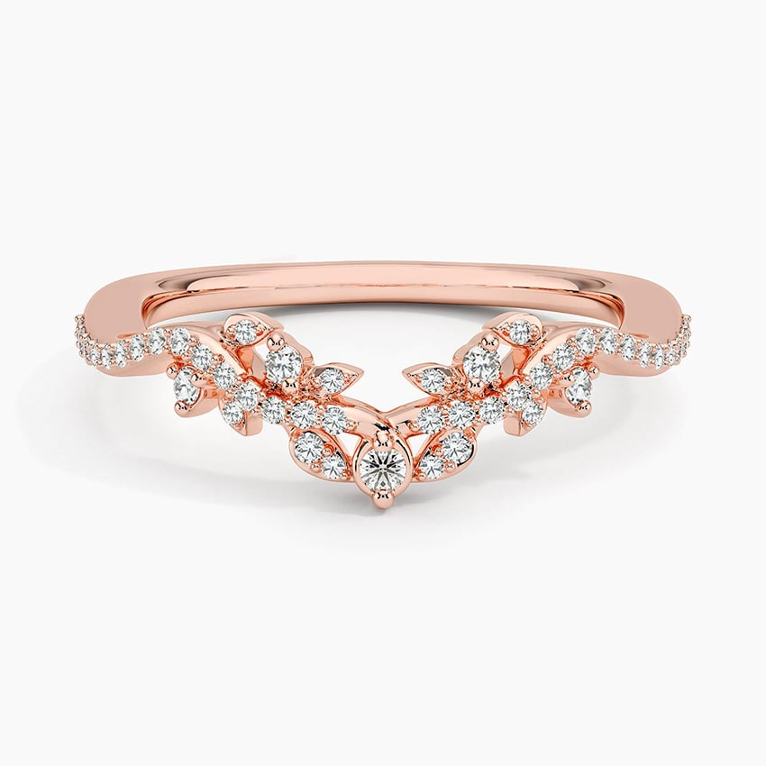 0.17 CTW 18k White Gold Women's Stacking Lab Grown Diamond Ring