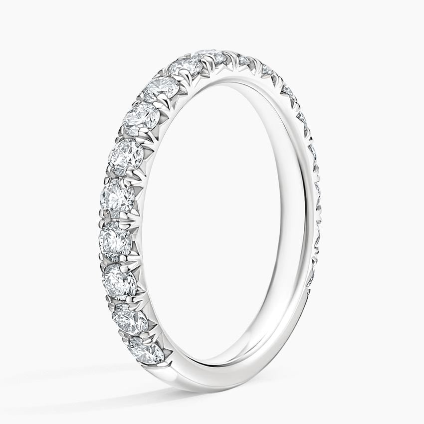 0.99 CTW 10k Yellow Gold Lab Grown Diamond Stacking Matching Band