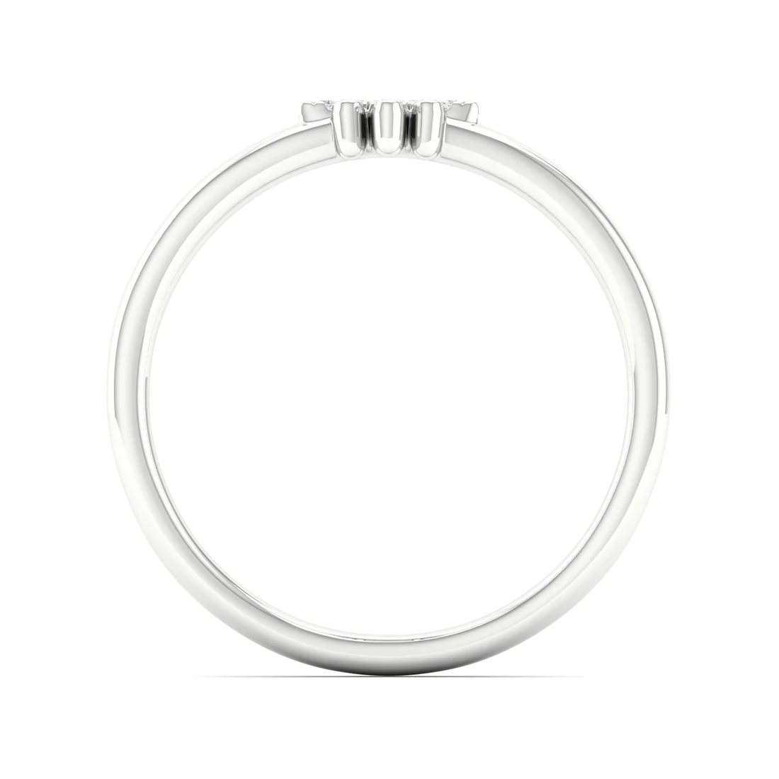 0.06Ctw Lab Grown Diamond Hamsa Fashion Ring