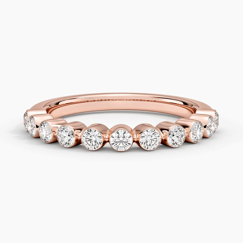 0.45CTW Full Bazel Set Lab Grown Diamond Wedding Band
