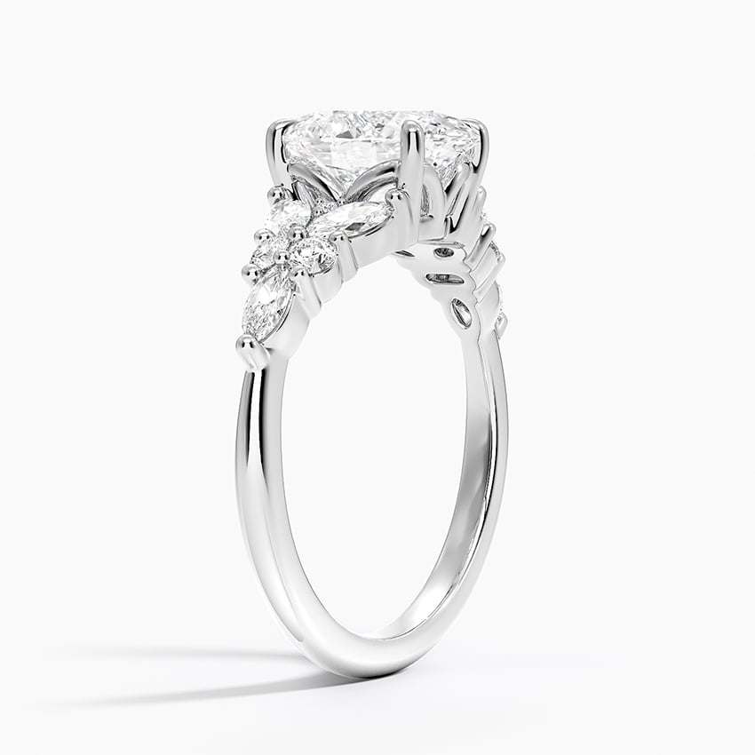 2 CT Oval Lab Grown Diamond Yellow Gold Engagement Ring