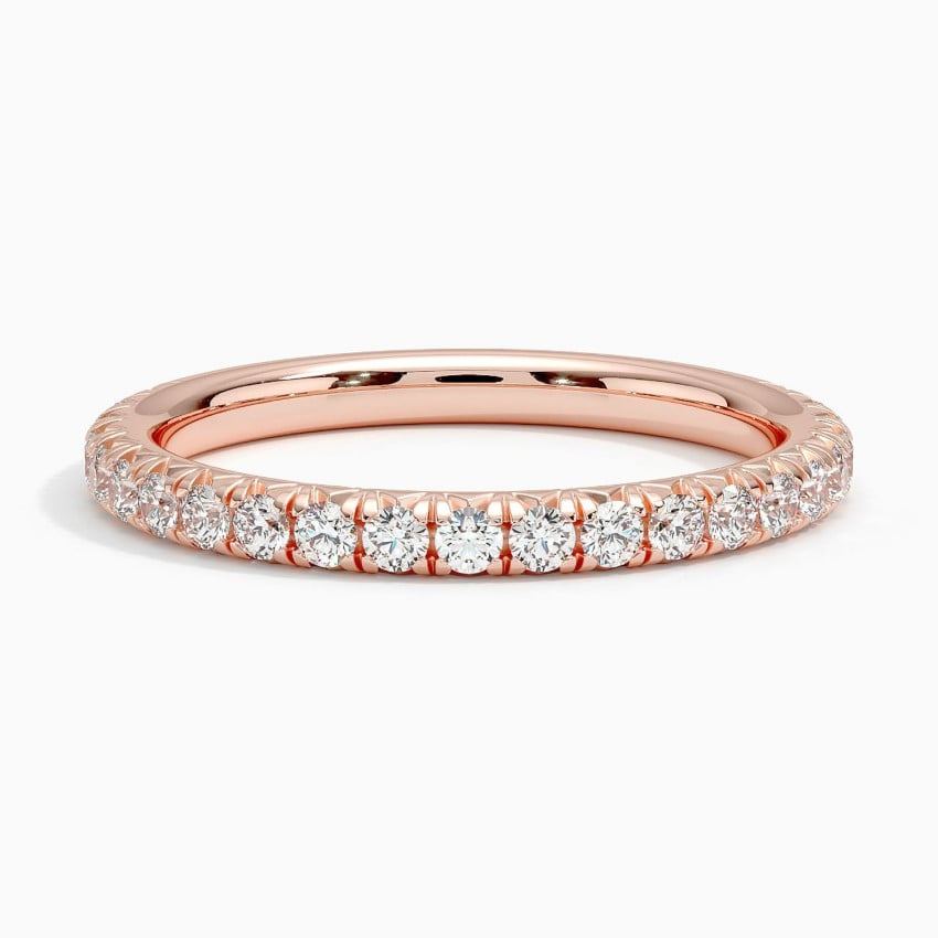 0.45 CTW Lab Grown Diamond Ring Matching Wedding Band