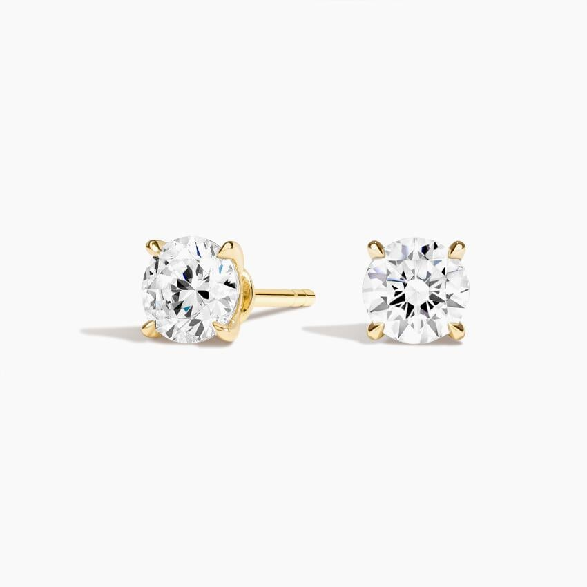 1.50 CTW Claw Prong Lab Grown Diamond Stud Earrings