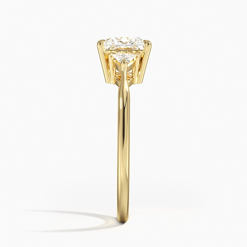 11/4CT Princess Lab Grown Diamond Three Stone Ring