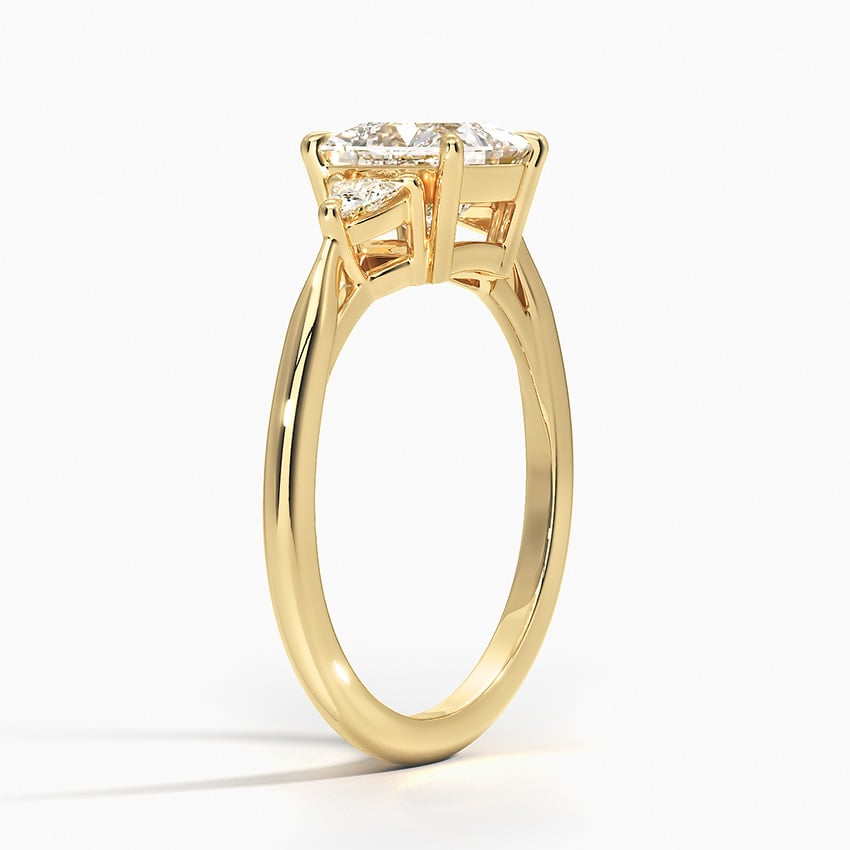 11/4CT Princess Lab Grown Diamond Three Stone Ring