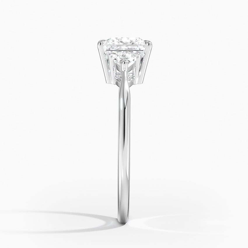 11/4CT Princess Lab Grown Diamond Three Stone Ring