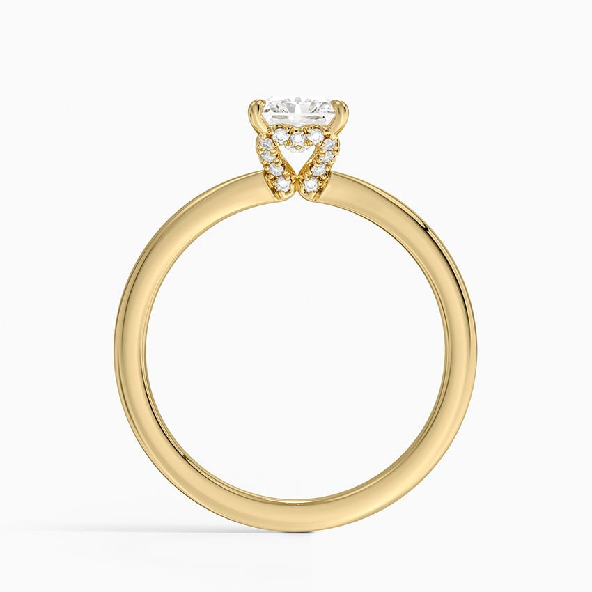 1CT Radiant Lab Grown Diamond Solitaire Ring
