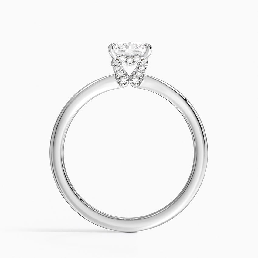 1CT Radiant Lab Grown Diamond Solitaire Ring