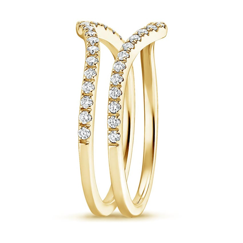 0.33 Lab Grown Diamond Half Eternity Simple Wedding Band