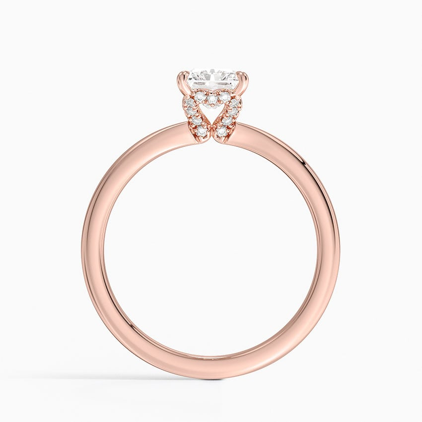 1CT Radiant Lab Grown Diamond Solitaire Ring