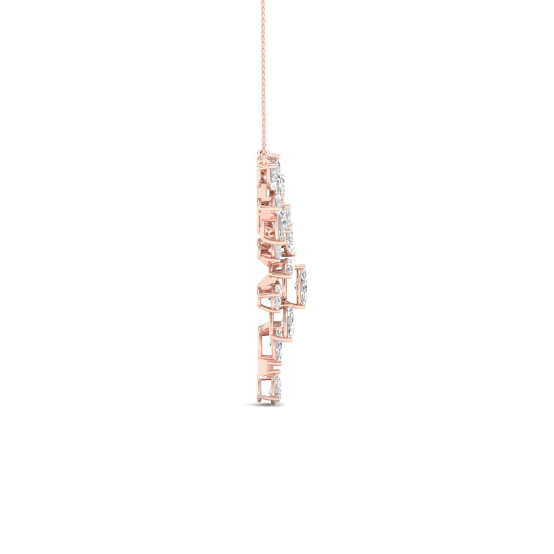 4.75CTW Pear Marquise Lab Grown Diamond Fashion Chain