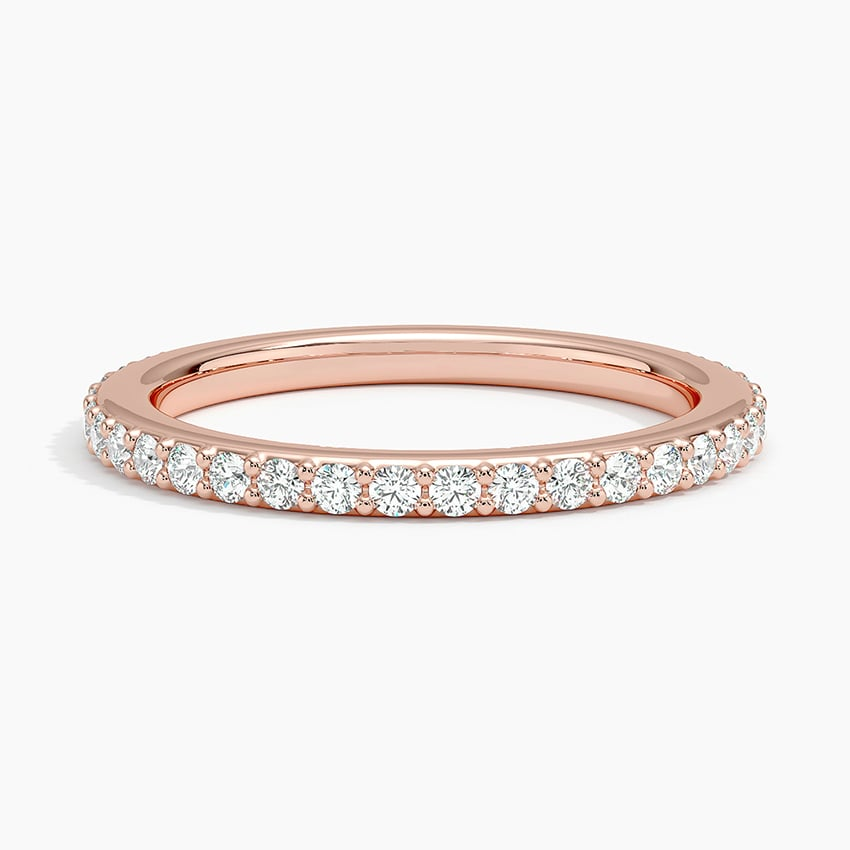 0.38 CTW Three-Quarter Coverage Lab Grown Diamond Band Ring