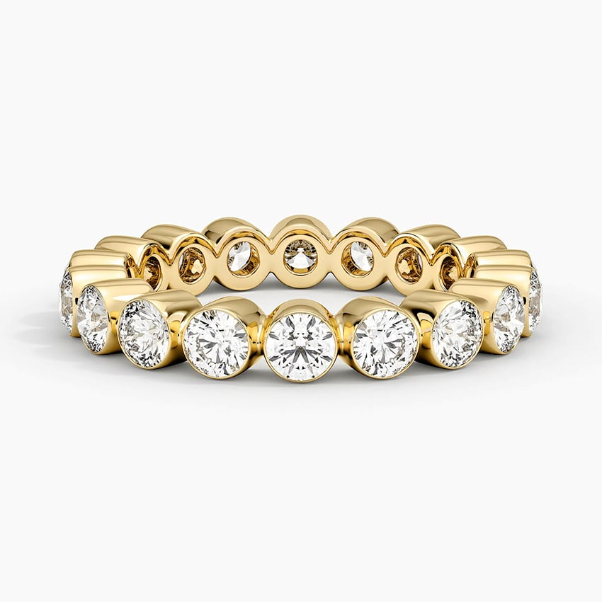 2.02CTW Lab Grown Diamond Full Bazel Set Wedding Band