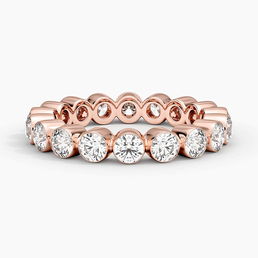 2.02CTW Lab Grown Diamond Full Bazel Set Wedding Band