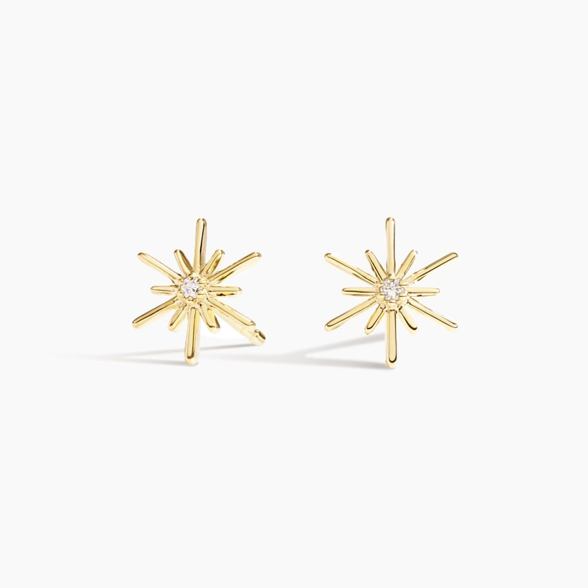 1/6 CTW Lab Grown Diamond Star Shape Stud Earrings