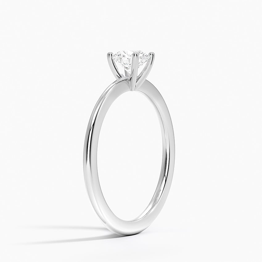 1/2Ct Round Lab Grown Diamond Gold Solitaire Ring