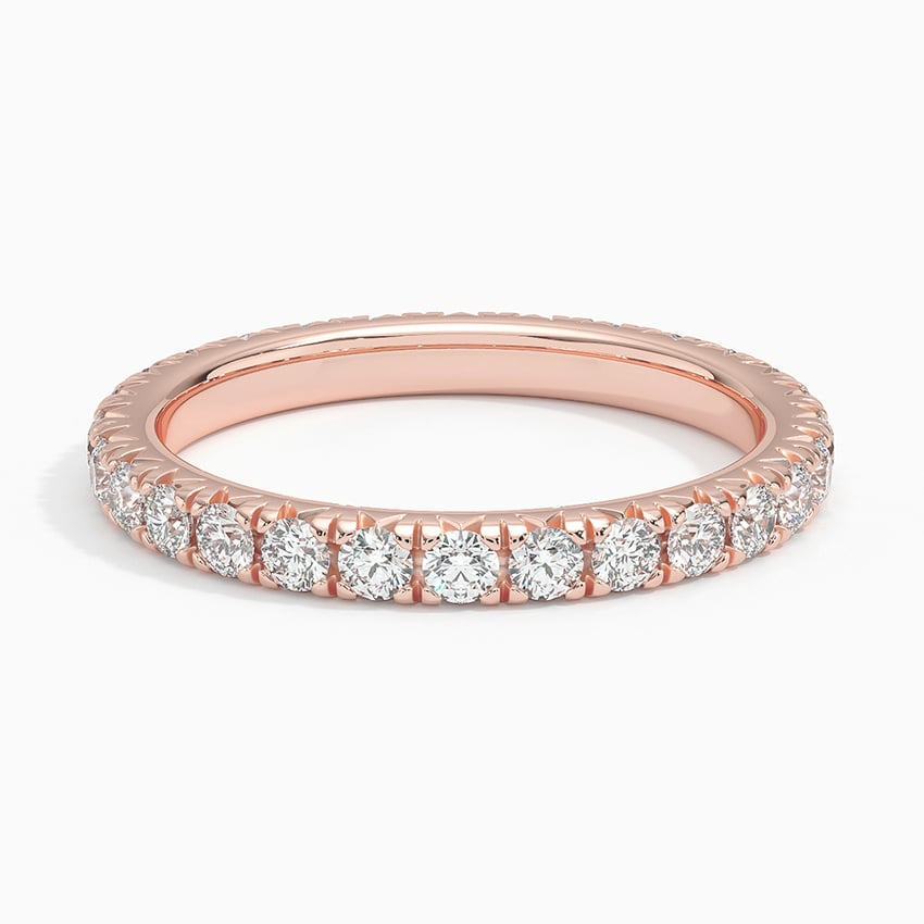0.90CTW Lab Grown Diamond Full Eternity Wedding Band