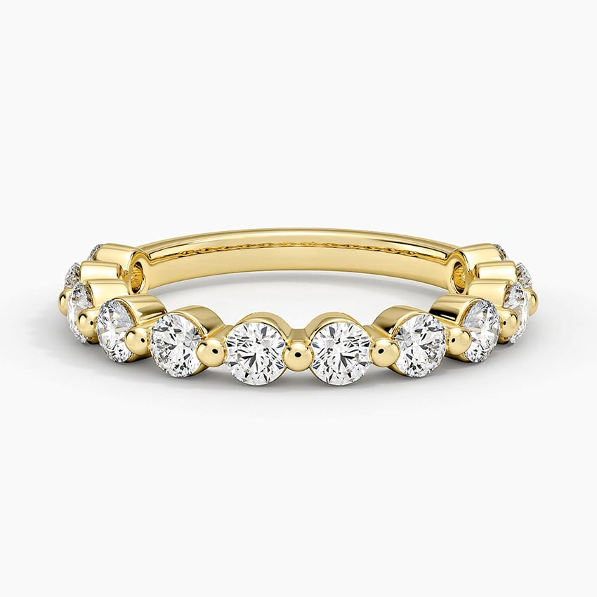 0.99 CTW 3/4 Eternity Lab Grown Diamond Wedding Band