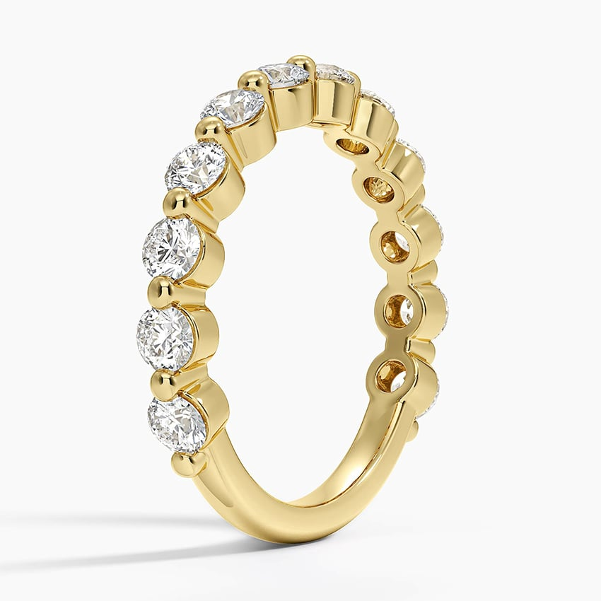 0.99 CTW 3/4 Eternity Lab Grown Diamond Wedding Band