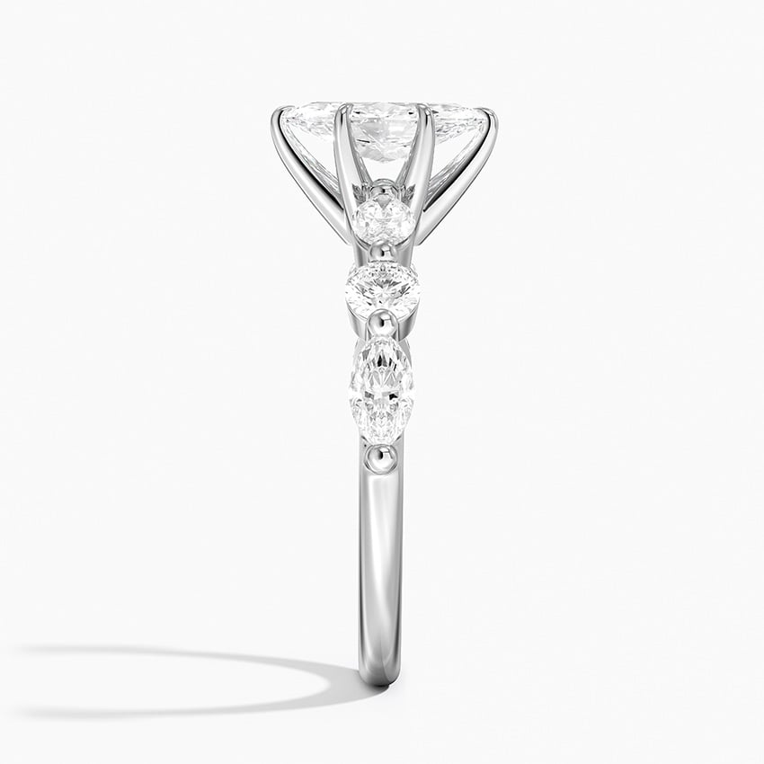 3/4 Marquise Lab Grown Diamond Gold Engagement Ring