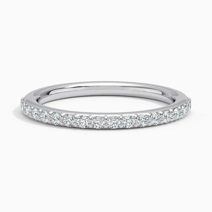 0.24CTW Lab Grown Diamond Solid Gold Wedding Band