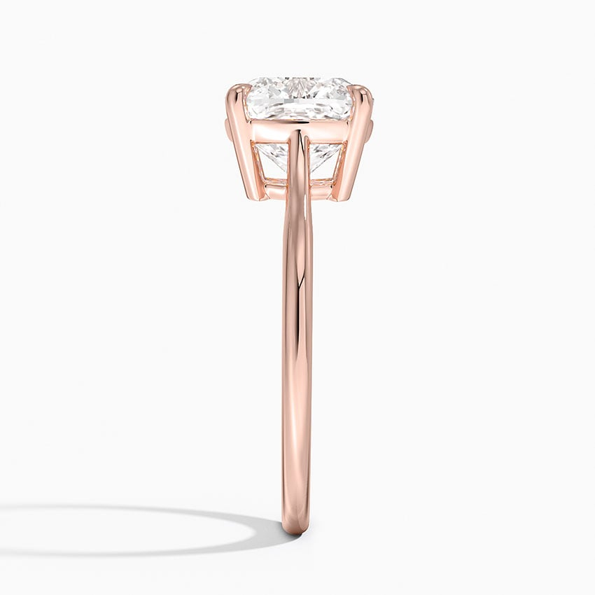 21/2Ct Cushion Lab Grown Diamond Solitaire Ring