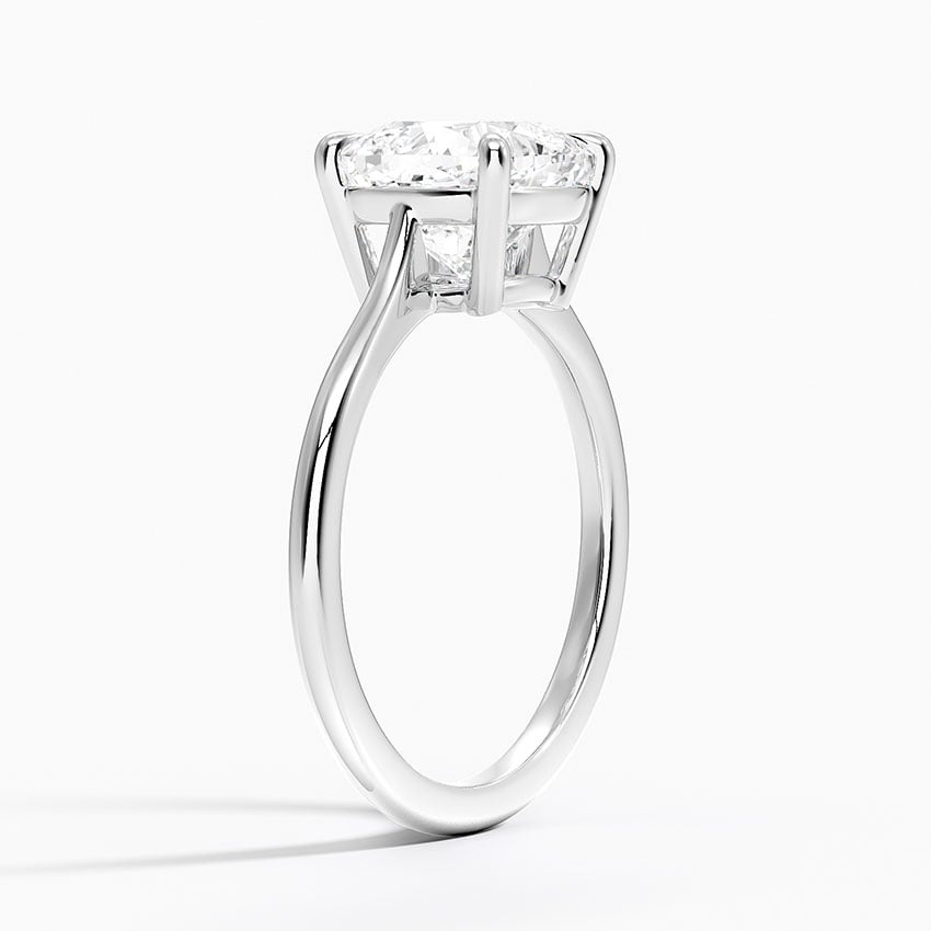 21/2Ct Cushion Lab Grown Diamond Solitaire Ring