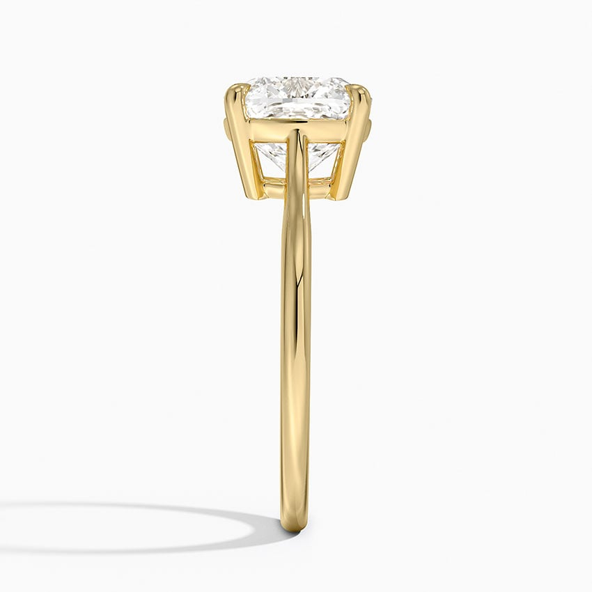 21/2Ct Cushion Lab Grown Diamond Solitaire Ring
