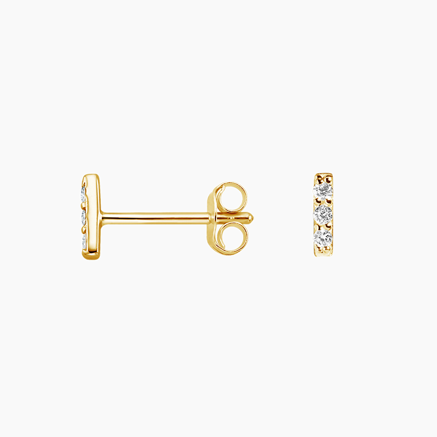 Lab Grown Diamond Hoop and Stud Earring Set
