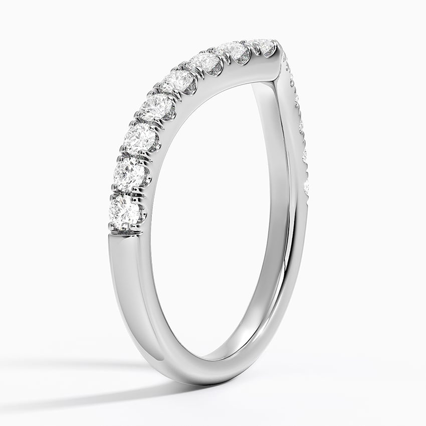 0.41 CTW Flair Lab Grown Diamond Ring In 18k Solid Gold