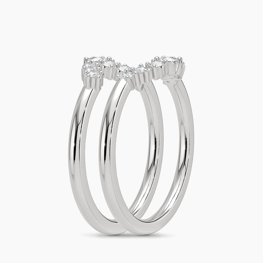 0.32CTW Lab Grown Diamond Stackable Wedding Band