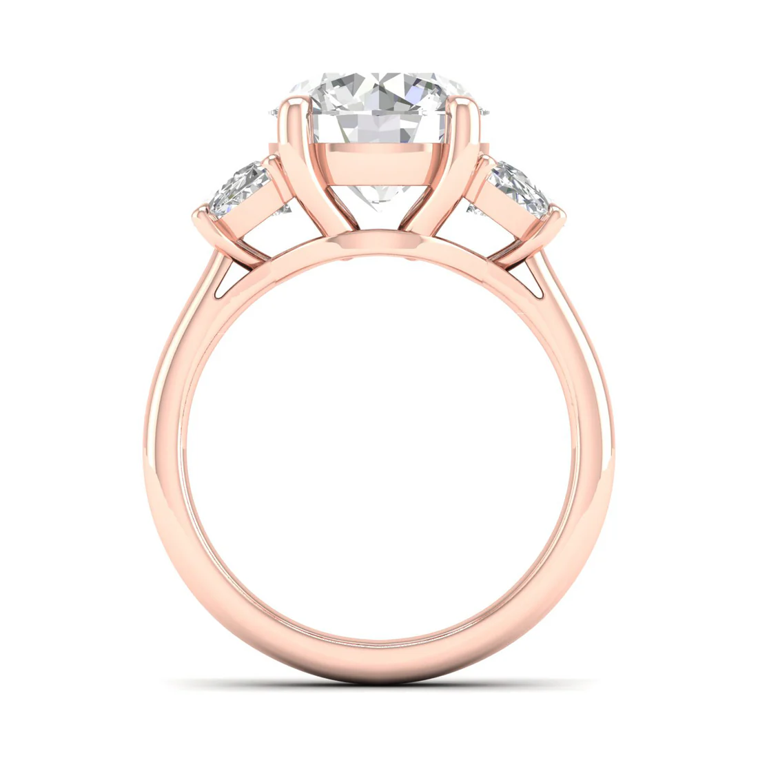 5 CTW Three Stone Lab Grown Diamond Engagement Ring